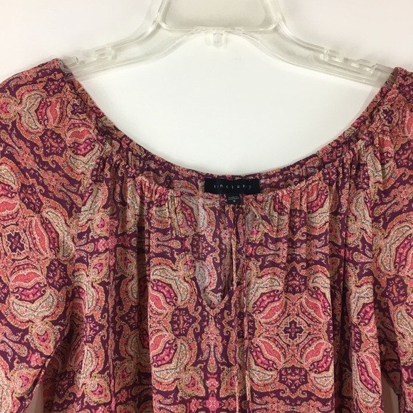 Sanctuary Boho Tunic Top Bell Sleeves - Picture 3 of 11